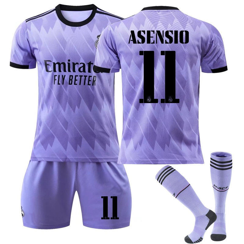 Beakey ASENSIO #11 Real Madrid Club Away Jersey 2022/23 Soccer Jersey Kit For Adult Kids