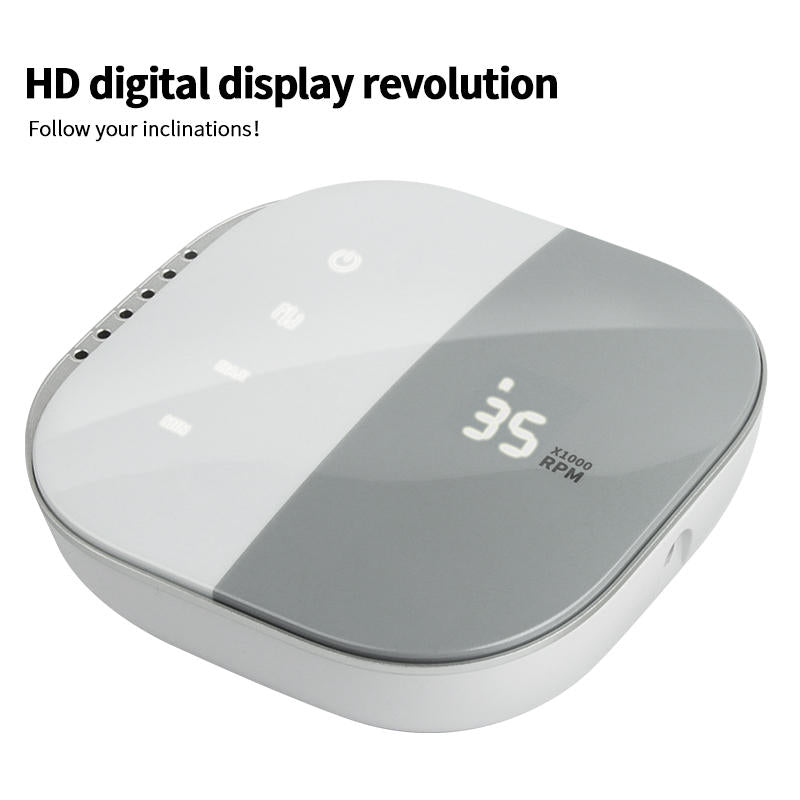 Beakey Electric Nail Drill Machine Set 35000RPM Rechargeable-Grey