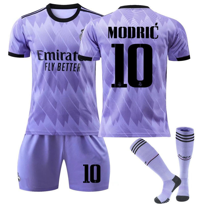 Beakey MODRIC #10 Real Madrid Club Away Jersey 2022/23 Soccer Jersey Kit For Adult Kids