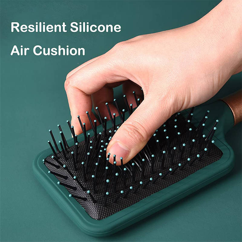 Beakey Detangling Brush Anti-Static Massage Hair Brushes Air Cushion Comb for All Wet or Dry Hair Types Styling-Rectangle