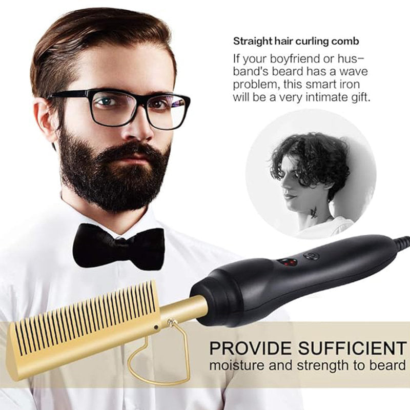 Beakey Heated Styling Comb Wet & Dry Anti-Scald Case for Natural Hair