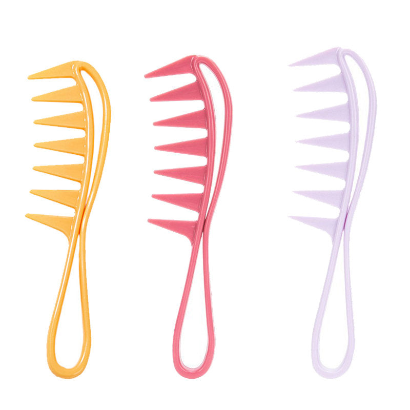 Beakey 3 Pcs Wide Tooth Combs Dry Wet Use for Massaging Styling-SetA