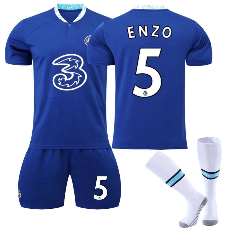 Beakey ENZO #5 Chelsea Home Jersey 2022/23 Soccer Jersey Kit For Adult Kids