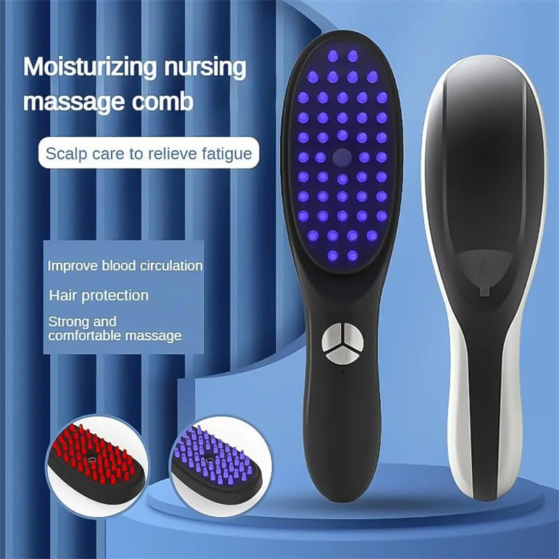 Beakey Red Light Hair Brush Ultrasonic Vibration Atomization for Hair Growth