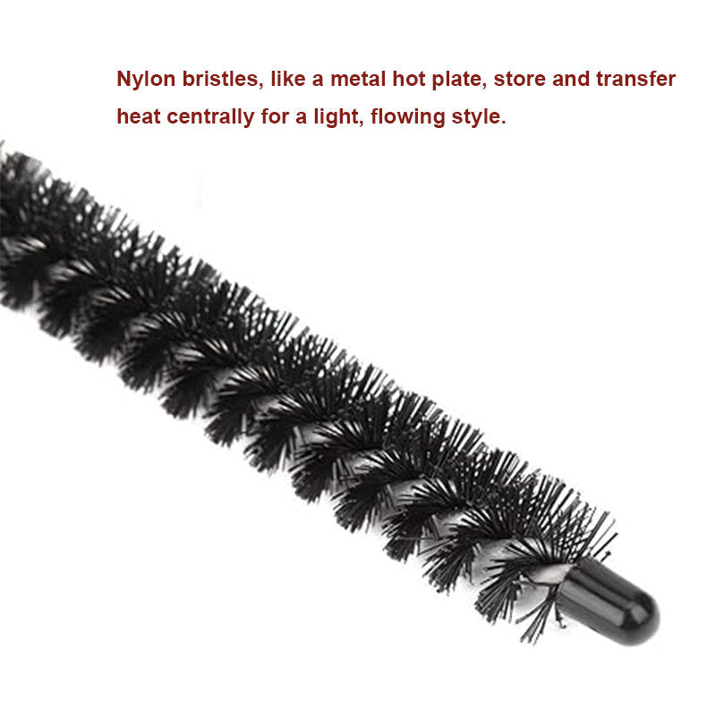 Beakey 4 Pcs Small Round Hair Brush Different Sizes for Bangs Beard