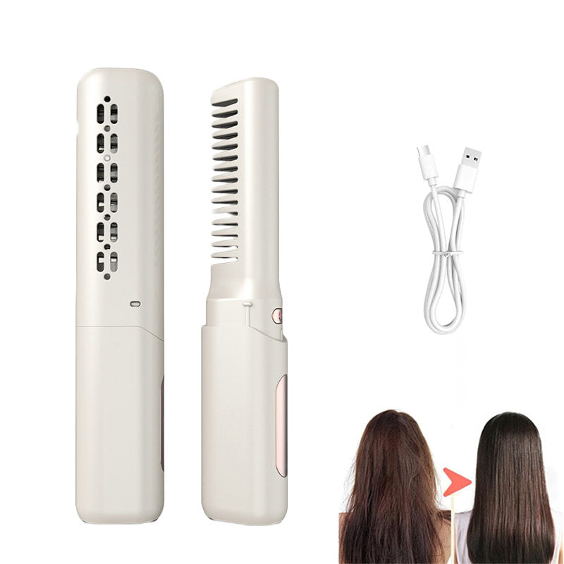 Beakey Cordless Hair Straightener 30s Fast Heating with LCD Display-Khaki