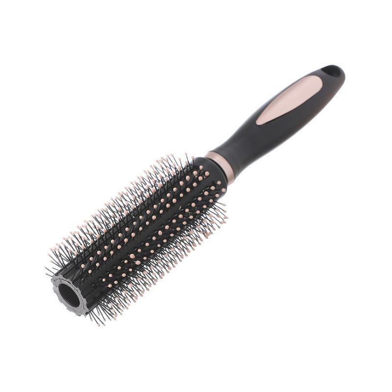 Beakey Round Anti-Static Hair Brushes Nylon Bristle Pins Massage Brush Blow Dry Detangle Hairbrush Comb