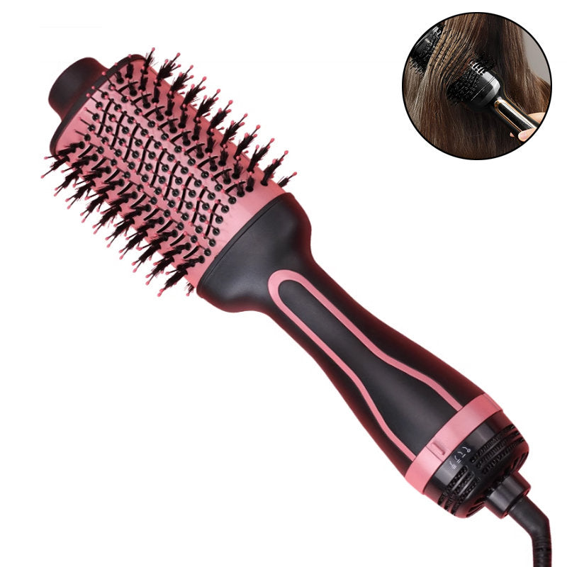 Beakey Blow Dryer Brush 1000W Adjustable Temps & Speed Anti Frizz-Pink