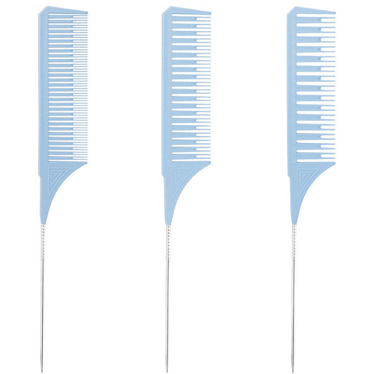 Beakey 3 Pcs Highlighting Combs 3 Sizes with Rat Tail Perfect for Salon-Set2