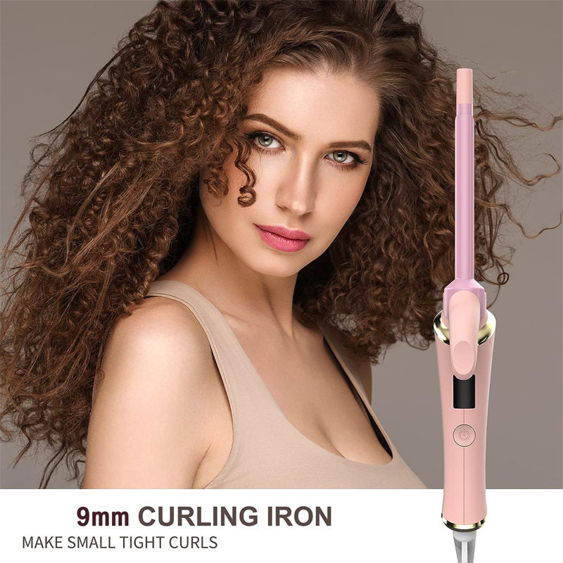 Beakey 3/8in Curling Iron LCD Display 5 Temps Fast Heat for Long & Short Hair
