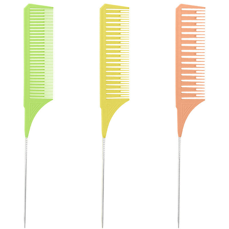 Beakey 3 Pcs Highlighting Combs 3 Sizes with Rat Tail Perfect for Salon-Set3