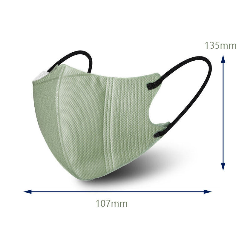 Beakey 3D Disposable Morandi Face Masks 50 Pcs for Party-Lotus Color