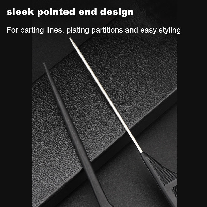 Beakey 6 Pcs Carbon Fiber Combs Anti Static for Women Most Hair Types