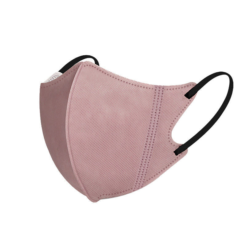 Beakey 3D Disposable Morandi Face Masks 50 Pcs for Party-Lotus Color