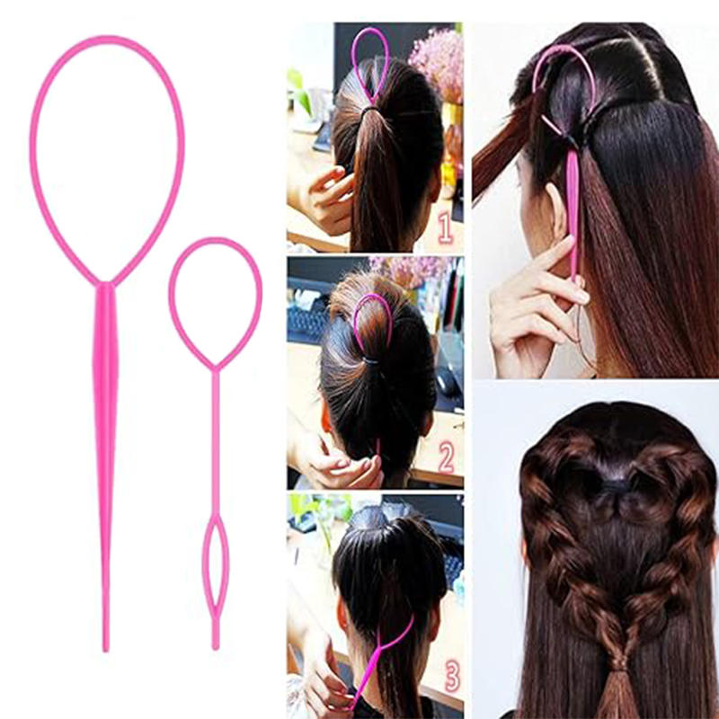 Beakey 5Pcs Slick Back Hair Brush Set with Edge Brush Rat Tail Comb Bristle Comb Fluffy End Comb