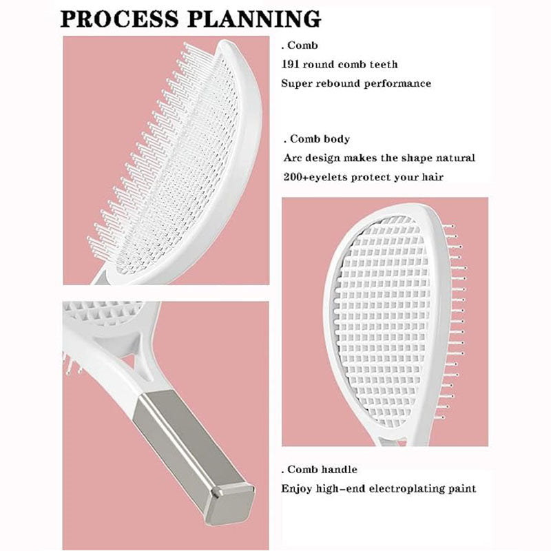 Beakey Wet Hair Brush Mesh Design Deeply Massage Scalp for Quick Shaping