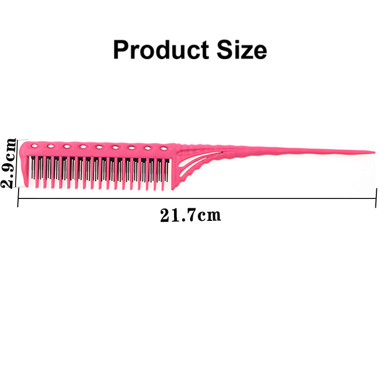 Beakey 3 Pcs Rat Tail Teasing Combs for Salon Use Hairdressing Tools