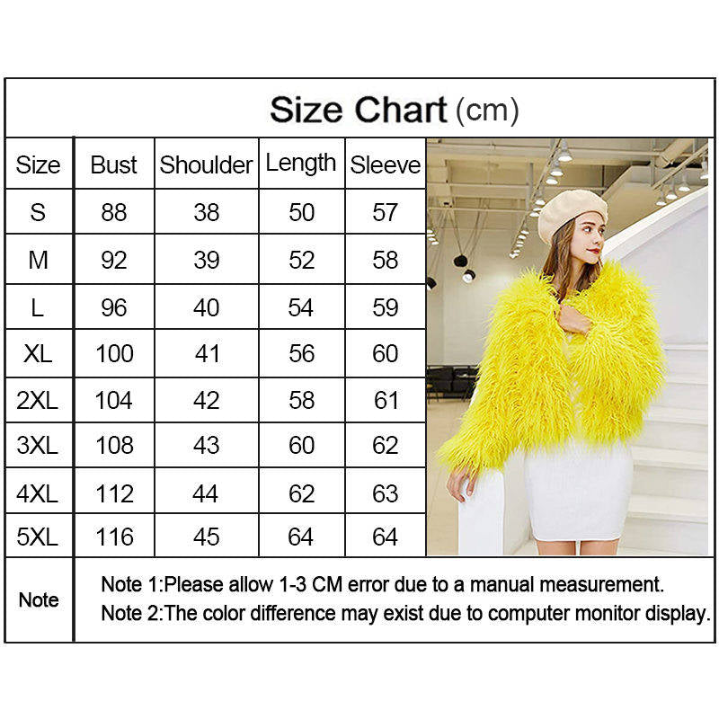 Beakey Womens Shaggy Faux Fur Outwear Short Thermal Coat-Green