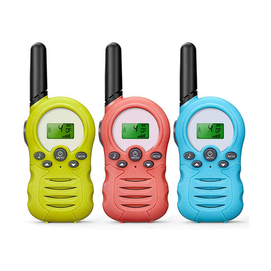Beakey 3 Pcs Walkie Talkies for Kids 22 Channels Outdoor Adventure Gear