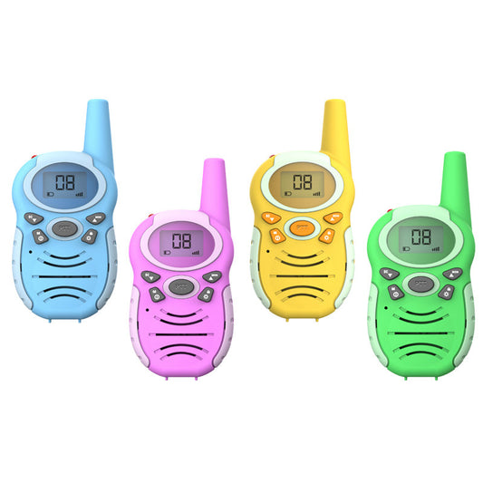 Beakey 4 Pcs Walkie Talkies for Long Distance 10 Channel Built-in Flashlight for Kids T4913