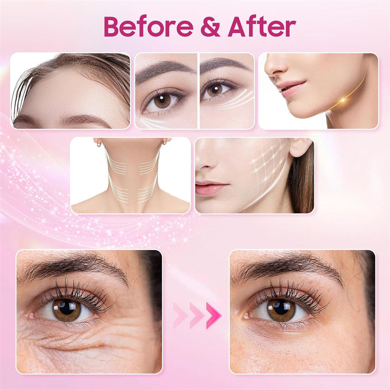 Beakey 7 in 1 Anti Wrinkles Facial Massager for Face and Neck with Stand for Skin Care Improve Firm Tightening and Smooth