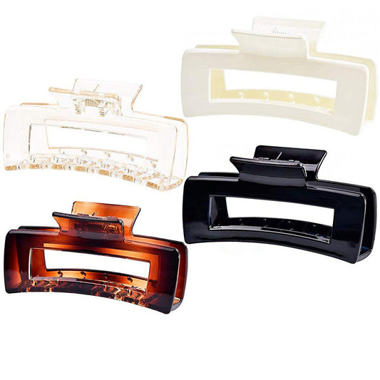 Beakey 4 Pcs Hair Claw Clips for Thick Hair Strong Hold Perfect for Women-8.5CM