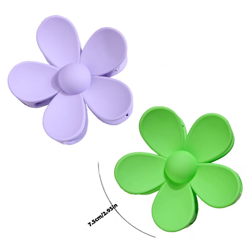 Beakey 8 Pcs Flower Hair Claw Clips for Thick Hair Strong Hold Perfect for Women