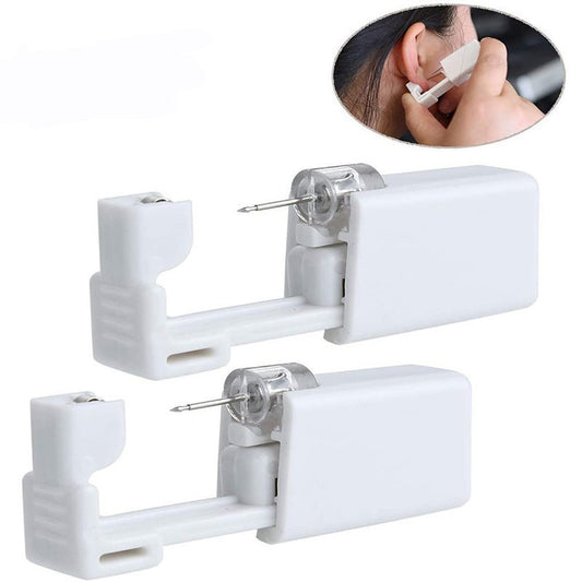 Beakey 2 Pack Self Ear Piercing Gun Disposable Ear Piercing Kit Tool