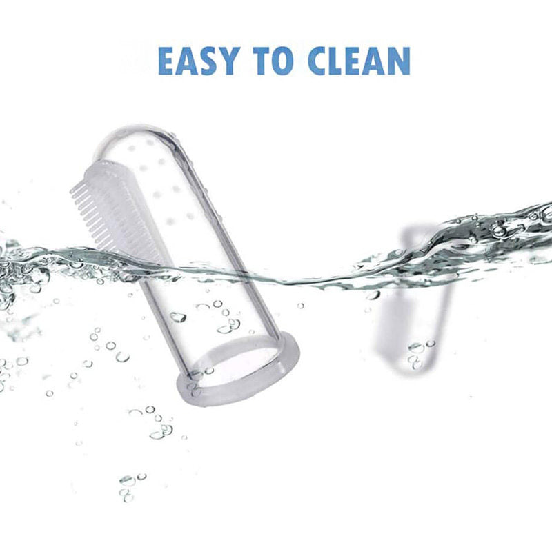 Beakey 3 Pcs Baby Finger Toothbrush for Training Teething and Oral Cleaning Massager