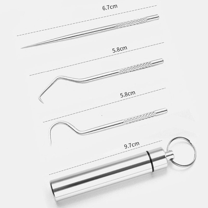 Beakey 3 Pcs Dental Tools for Cleaning Teeth Removal of Calculus-S