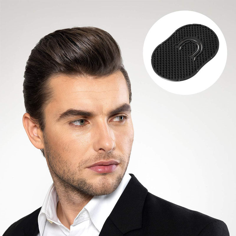 Beakey 6 Packs Pocket Palm Combs Portable Mini Scalp Massager Brush Comb-Black
