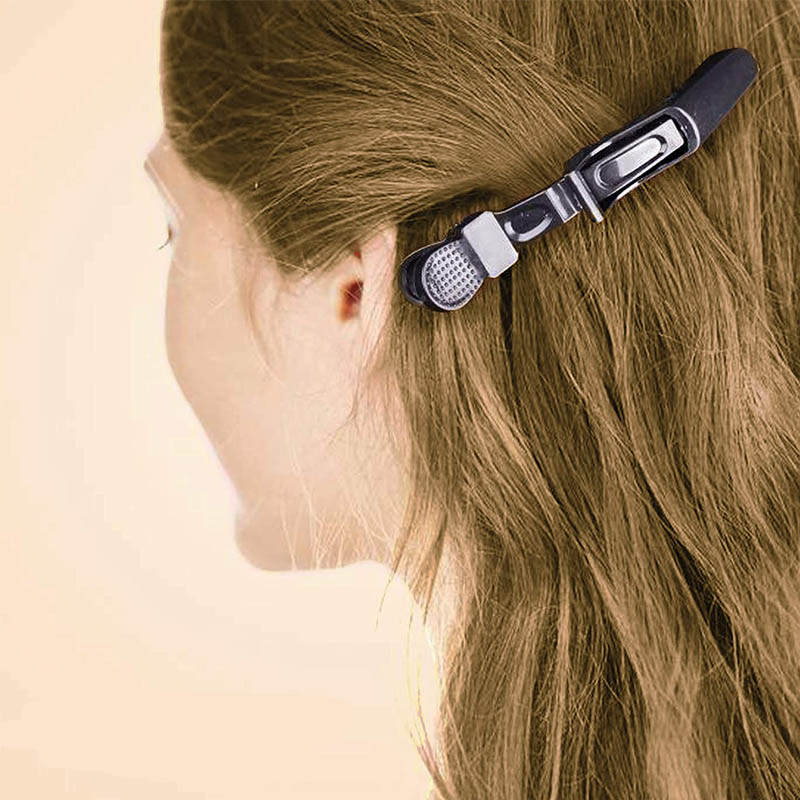 Beakey 12 Pcs Women Styling Hairclip Durable Alligator Plastic Hair Sectioning Clips-Black