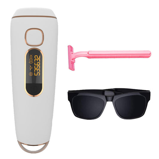 Beakey Home Hair Removal Device Facial Body Profesional Hair Remover for Women and Man-Gold