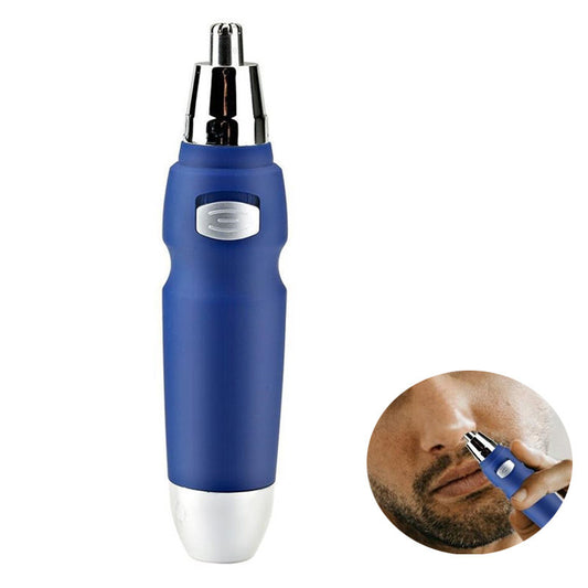 Beakey Portable Trimmer for Mens Ear And Nose Hair Safe And Painless-Blue