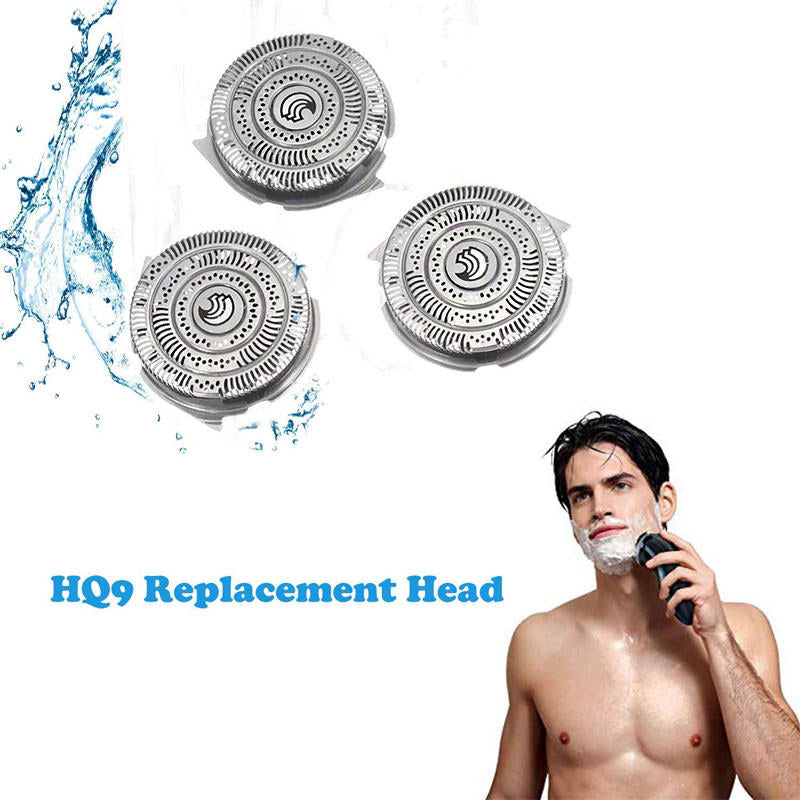Beakey 3Pcs HQ9 Replacement Heads Shaver Blades for Philips Norelco SpeedXL etc.