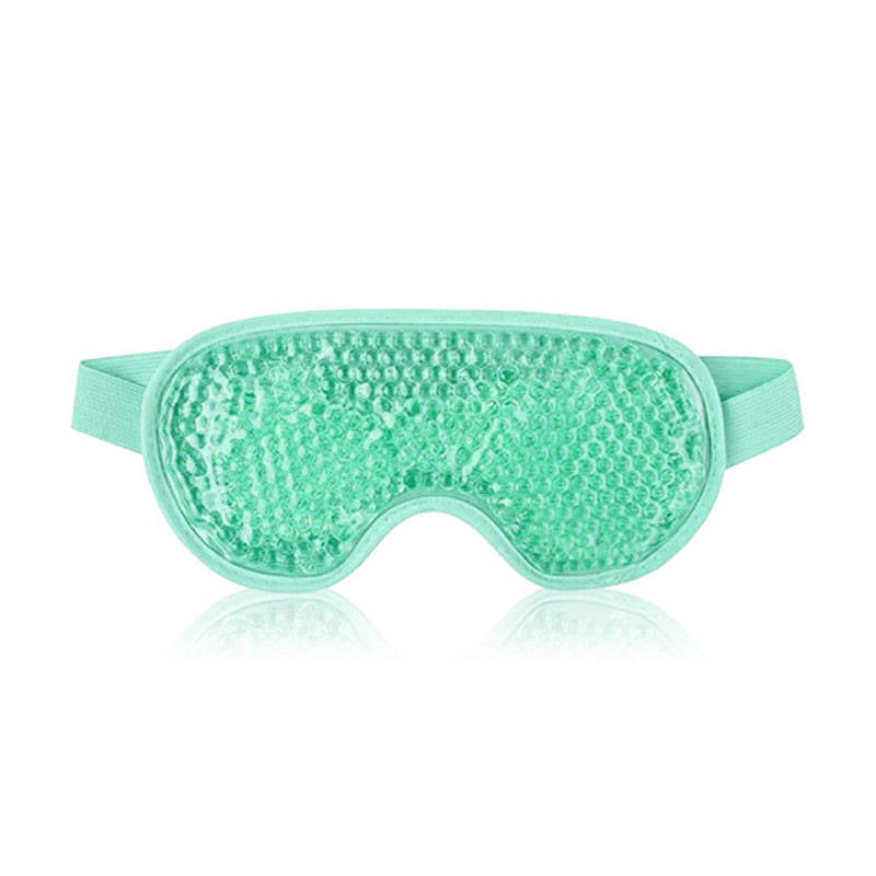 Beakey Reusable Gel Sleeping Ice Eye Mask for Headache Stress Relief-Green