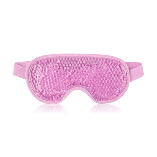 Beakey Reusable Gel Sleeping Ice Eye Mask for Headache Stress Relief-Pink