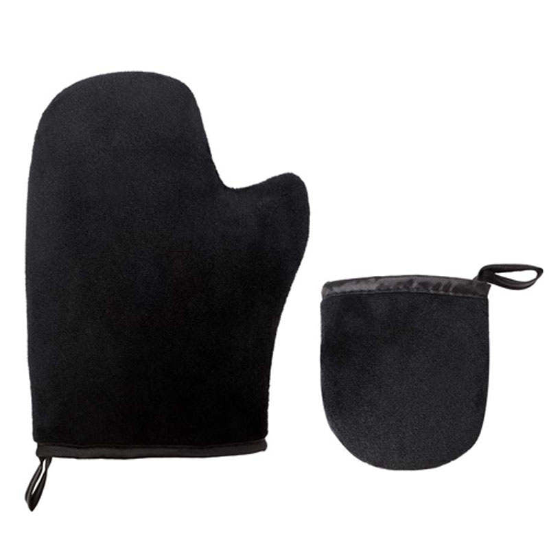 Beakey Self Tanning Mitt Set Applicator Sunless Tanning Back Applicator for Your Back-Black