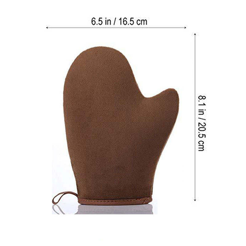 Beakey Self Tanning Mitt Set Applicator Sunless Tanning Back Applicator for Your Back-Brown