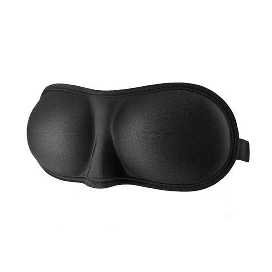 Beakey 3D Contoured Washable Eye Mask for Sleeping with Adjustable Strap-Black