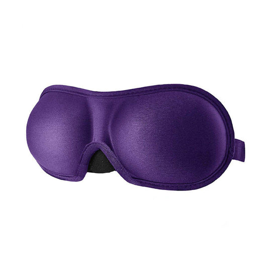 Beakey 3D Contoured Washable Eye Mask for Sleeping with Adjustable Strap-purple