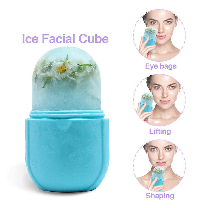 Beakey Ice Roller for Face and Eye Care Kit for Brighten Skin Your Natural Glow-Blue