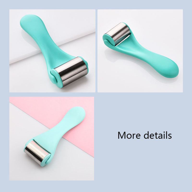Beakey Ice Roller Stainless Steel Massager for Face & Eye-Green