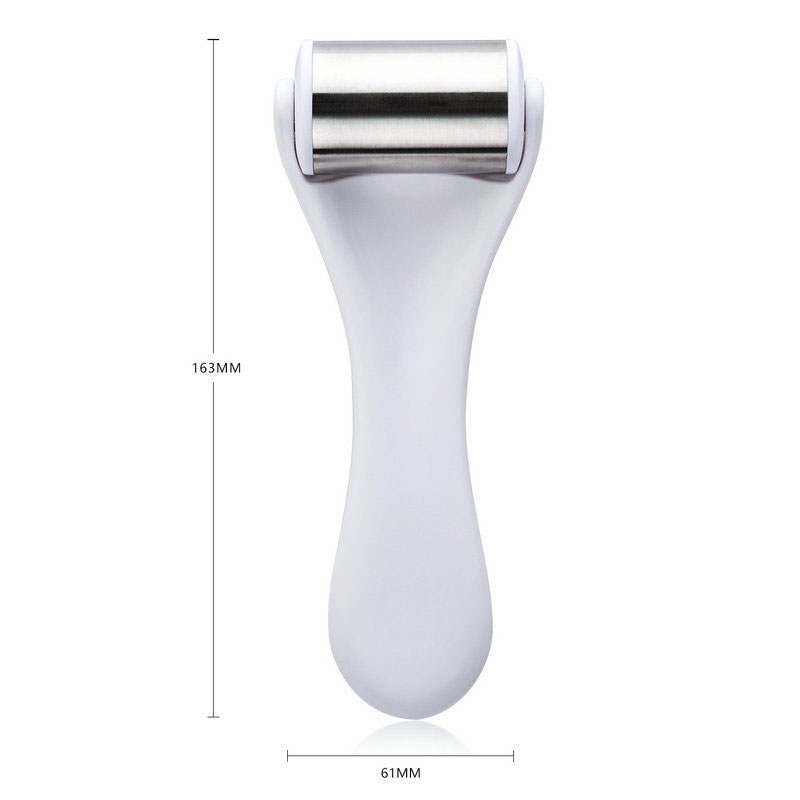Beakey Ice Roller Stainless Steel Massager for Face & Eye-White