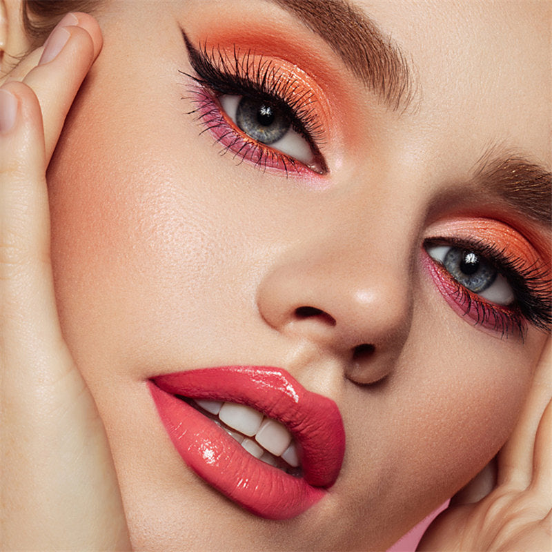 Beakey False Eyelashes Fluffy Faux Mink Lashes Fox Eye Curled Lashes 7 Pairs Pack-15mm