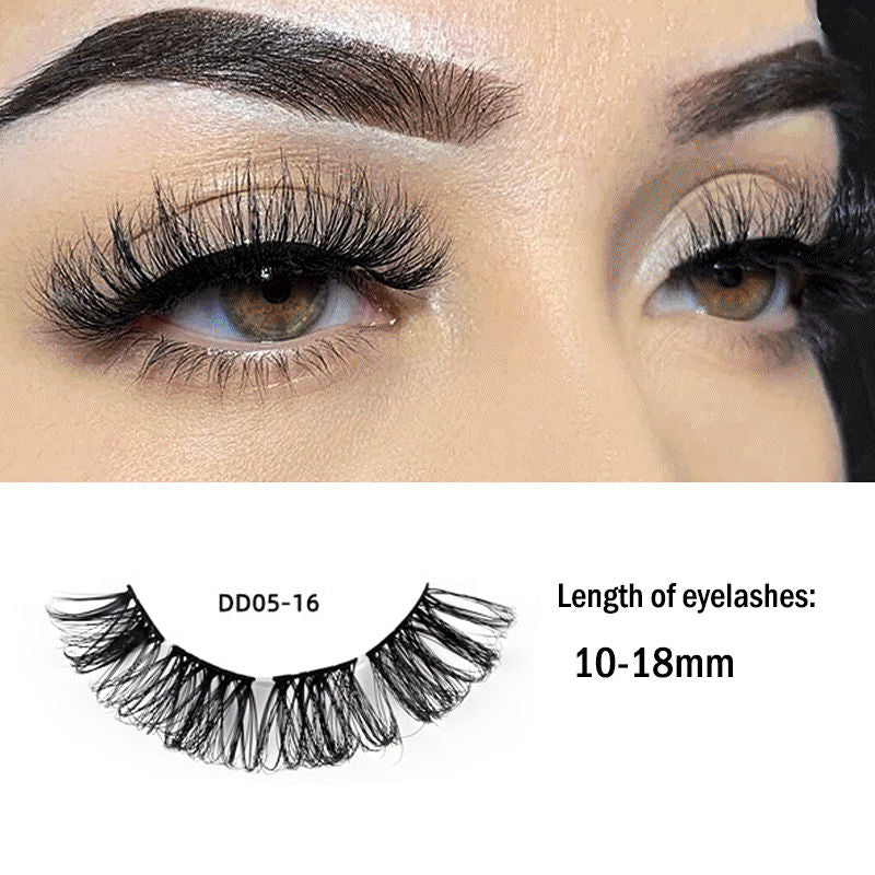 Beakey Russian Strip Lashes Reusable False Eyelashes Natural D Curl-16