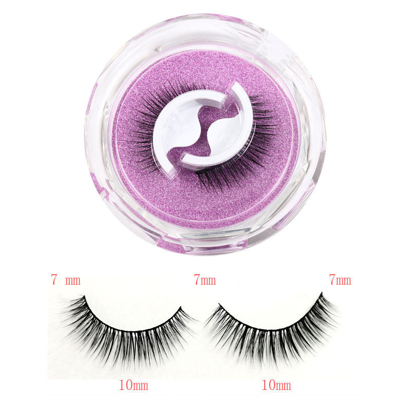 Beakey 3 Pairs False Eyelashes Self Adhesive Waterproof Reusable No Glue Needed-2