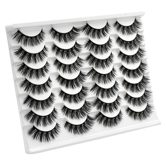 Beakey 3D Multi-Layer False Eyelashes 14 Pairs Fluffy Cat Eye Lashes-E01