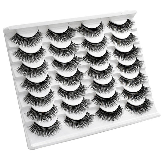 Beakey 3D Multi-Layer False Eyelashes 14 Pairs Fluffy Cat Eye Lashes-E04