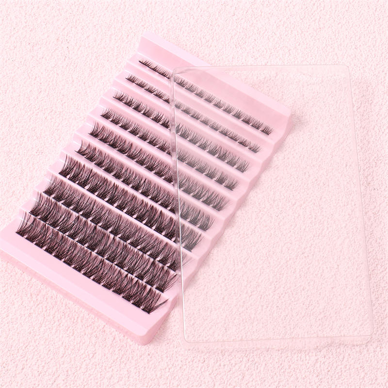 Beakey DIY Lash Clusters 112 Clusters False Eyelash Extensions Natural Look Fluffy Wispy Eyelashes (Cirrus,8-16mm Mix)